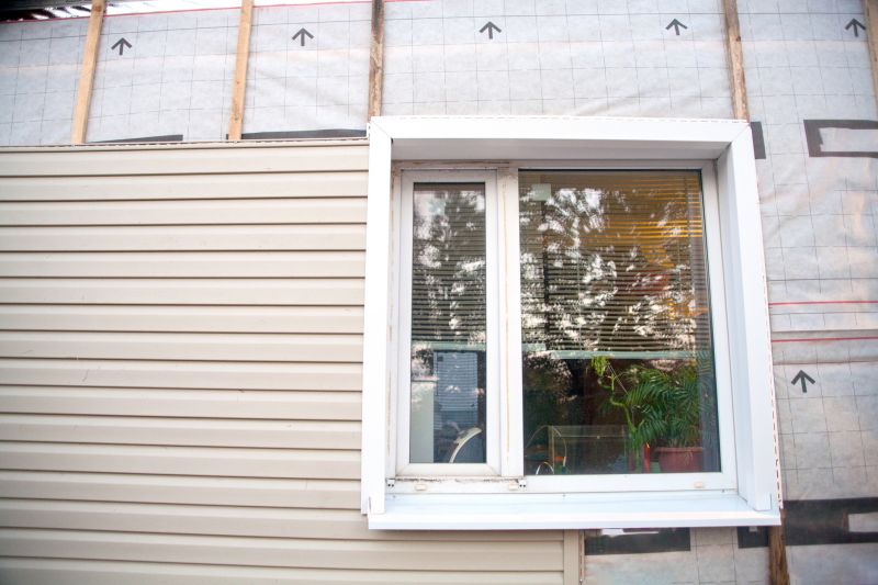 Repaired Vinyl Siding on a Home
